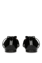 Kids Patent Leather Ballet Flats with Bow