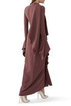 Nella Ruffle Skirt Maxi Dress