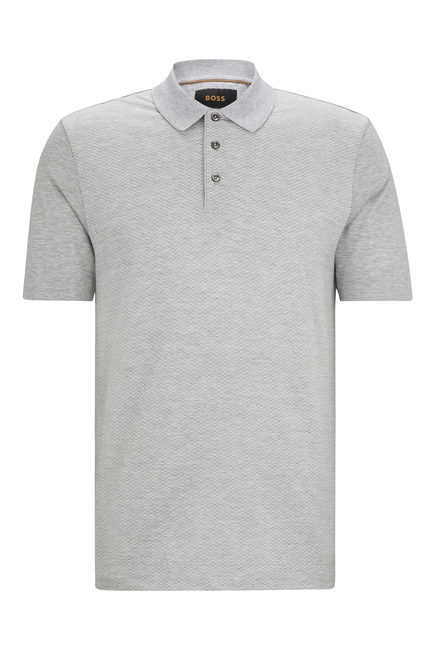 Regular Fit Cotton Blend Polo T-Shirt