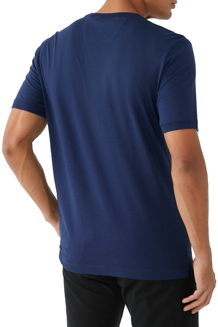 Cotton Silk Regular Fit T-Shirt