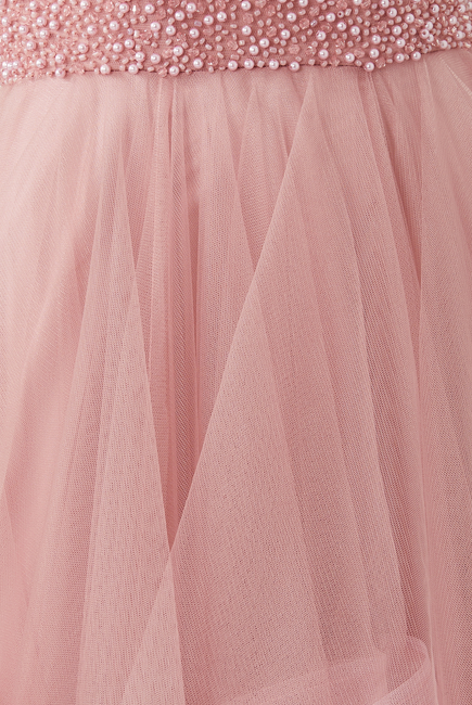Embellished Tulle Gown