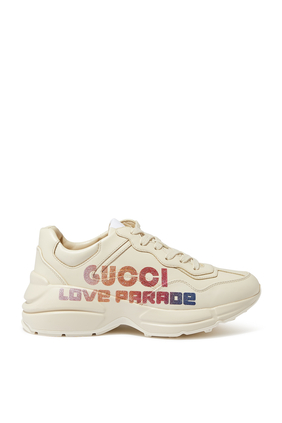 Rhyton Love Parade Leather Sneakers