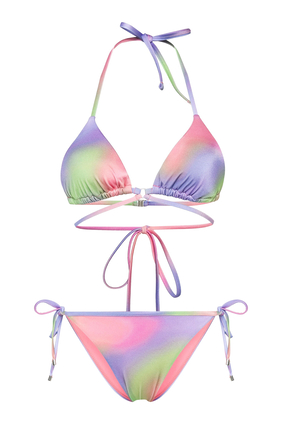 Pink Printed Kids Swim Set – Xandra Swimwear