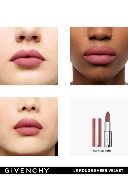 Le Rouge Sheer Velvet Matte Lipstick - Givenchy