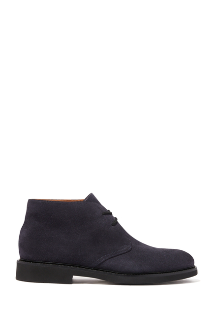 Doucals Suede Lace-Up Boots