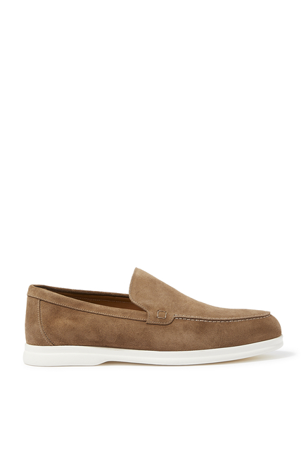 Buy Doucals Arthur Slip-On Suede Loafers for | Bloomingdale's UAE