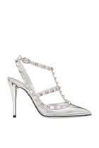 Valentino Garavani Rockstud 100 Leather Pumps