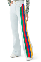 Rainbow Embroidery Jeans