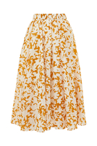 Landon Printed Midi Skirt