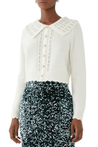 Embellished Collar Cardigan