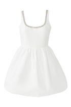 Taffeta Diamante Mini Dress