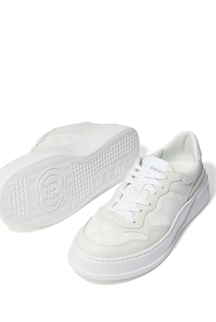 GG Canvas & Leather Sneakers