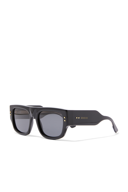 Logo Square-Frame Sunglasses