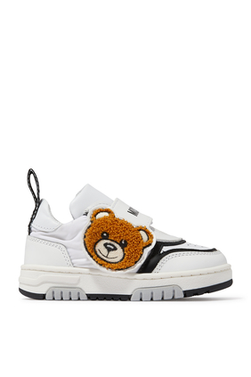 Kids Teddy Bear Low-Top Sneakers