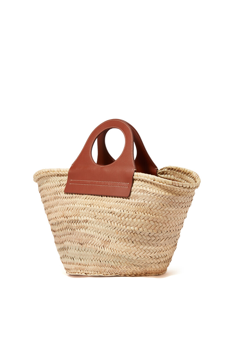 Buy Hereu Cabas Leather Raffia Bag - Womens for AED 1250.00 Tote Bags ...