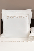 Links Embroidered Pillow Sham