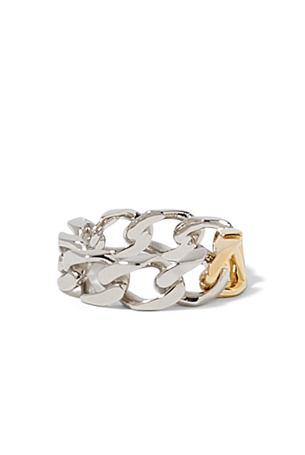 Valentino Garavani Vlogo Chain Ring