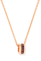 Quatre Classique Mini Pendant, in Yellow Gold, Pink Gold and Brown PVD