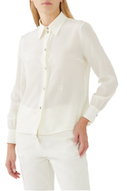 Crêpe de Chine Silk Shirt