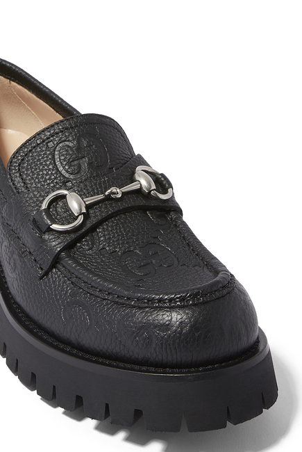 GG Lug Loafers With Horsebit