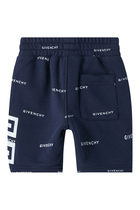 Kids Logo-Print Bermuda Shorts