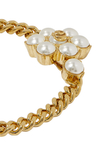 Pearl Double G Bracelet