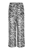 x Reina Olga Straight Zebra Pants