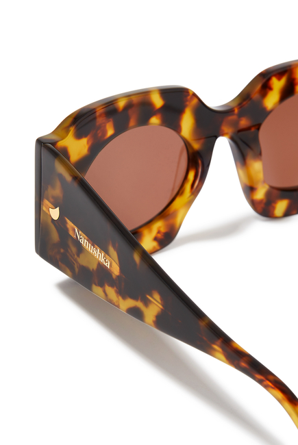 Cathi Bio-Plastic Square-Frame Sunglasses
