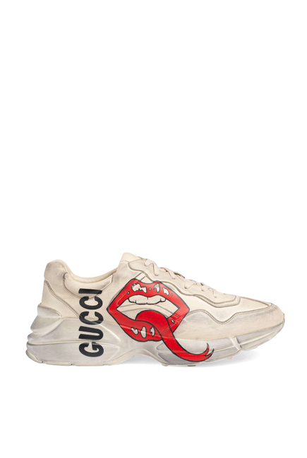Gucci Rhyton Mouth Print Sneakers