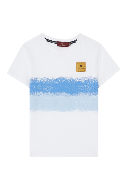 Kids Long Staple Jersey Logo-Print T-Shirt