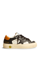 Kids  May Super-Star Leather Sneakers