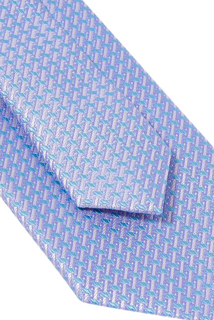 Geometric Silk Tie