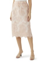 Floral Cotton Lace Skirt