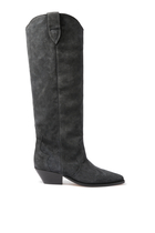 Denvee 40 Tall Suede Leather Boots