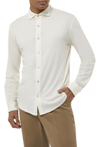 Long-Sleeve Linen Shirt