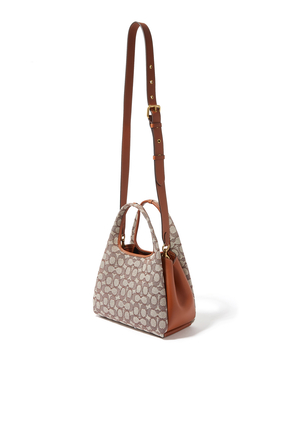 Hadley Hobo 21 In Signature Canvas Style No. 79251 size : 8 1/4