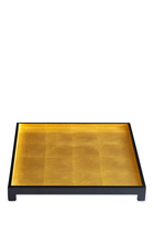 London Gold Leaf Tray  Square