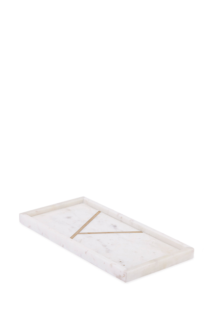 Marble Brass Tray