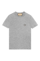 Crystal Logo Cotton T-Shirt