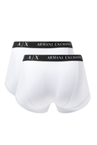 Logo Waistband Boxers, Pack of Two