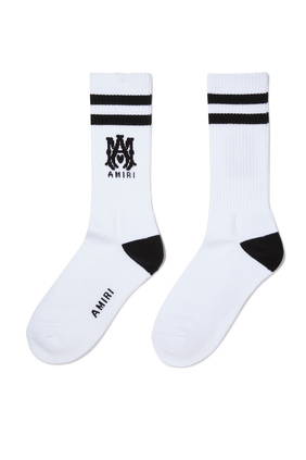 Ribbed M.A. Athletic Socks