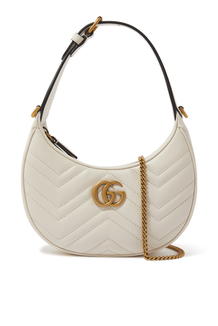 Buy Gucci GG Marmont Half-Moon Mini Bag for Womens | Bloomingdale's UAE