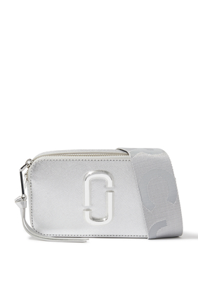 Marc Jacobs The Snapshot Dtm Leather Cross-body Bag - White