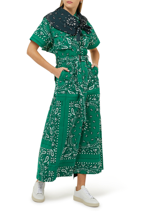 Bandana Print Dress