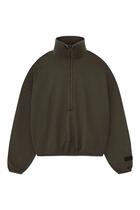 Half-Zip Mockneck Sweatshirt