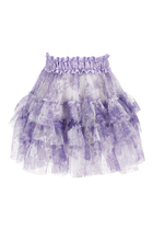 Printed Tulle Skirt