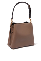 Willow Pebble Leather Bucket Bag