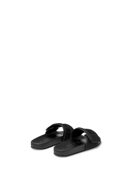 Fitz Puffed Logo Lycra Slides