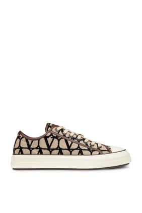 Louis Vuitton Brown Leather And Monogram Canvas High Top Sneakers Size 41.5  Louis Vuitton | The Luxury Closet