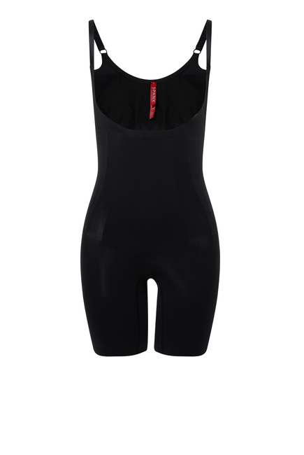 Oncore Open Bust Mid-Thigh Body Suit